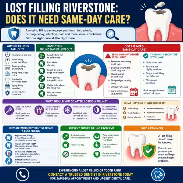 lost filling Riverstone